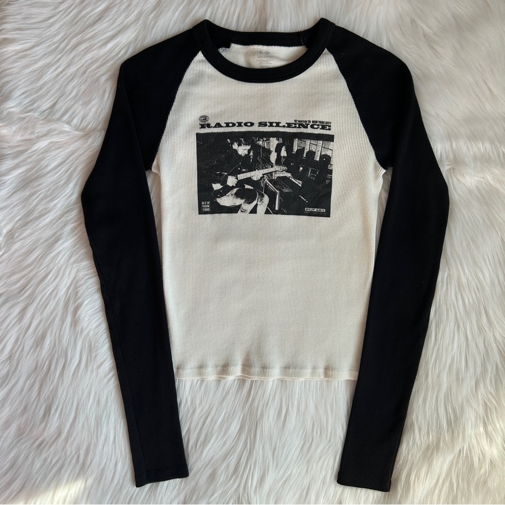 John Galt Radio Silence Graphic Long Sleeve Tee